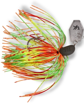 Quantum 4street B-Ass Chatter Mini - 5g - Haken 1 - Chatterbait - firetiger